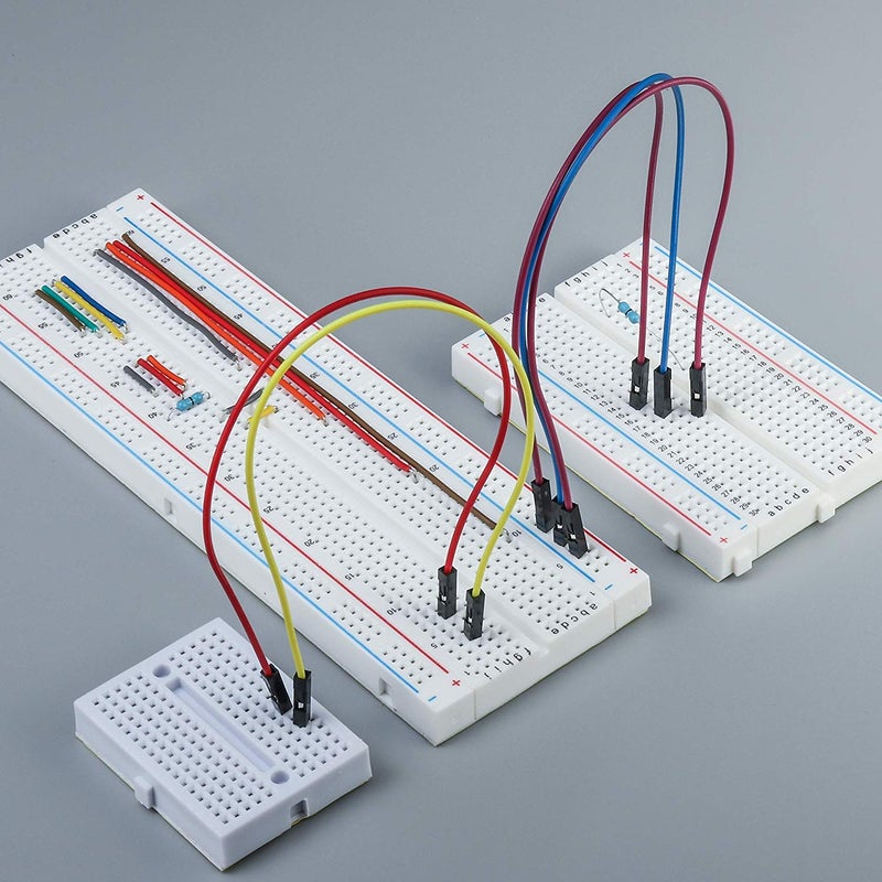 MCIGICM 16Pcs Breadboard 400 Tie Point Solderless Prototype PCB Board Protoboard for Arduino DIY - Image 3